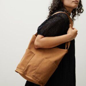 Everlane Lantern Bag in Toasted Coconut Canvas